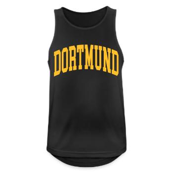Dortmund - Débardeur respirant Homme - noir - Devant - Nick (188cm)