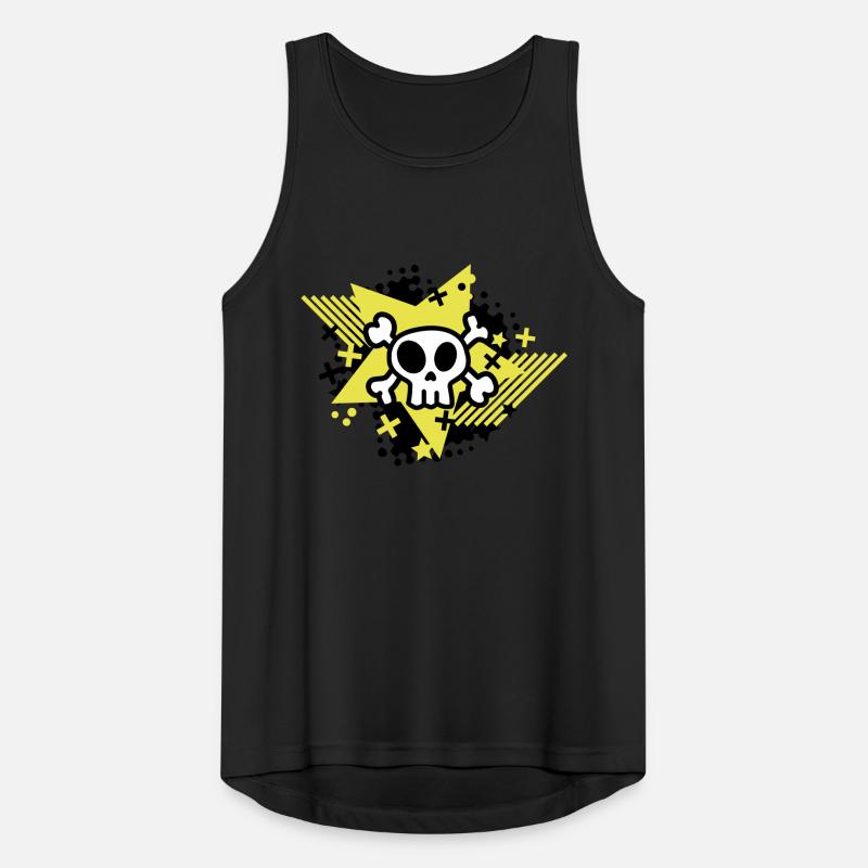 skull Men's Breathable Tank Top