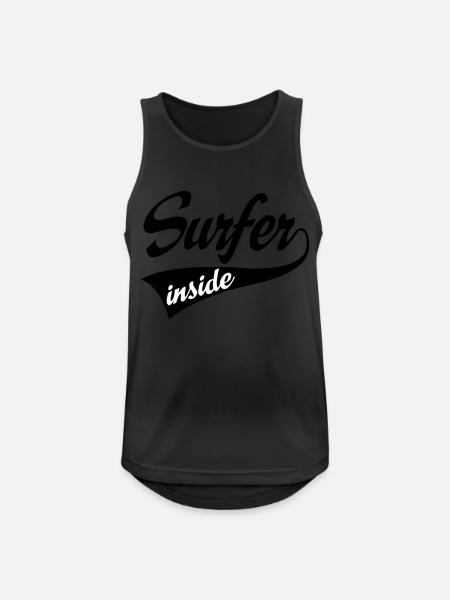 2541614 15636929 surfer - Men's Breathable Tank Top - black