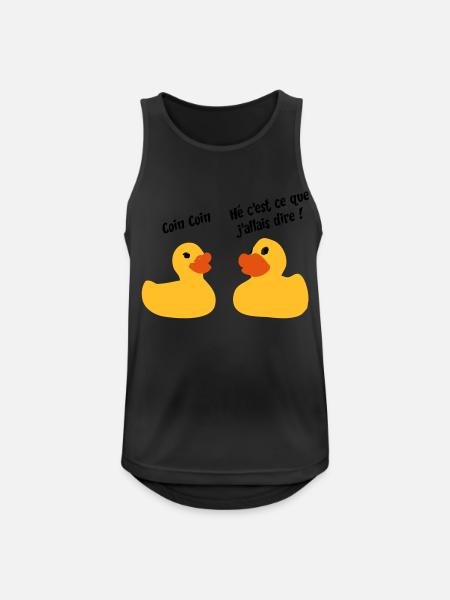 Duck - Men's Breathable Tank Top - black