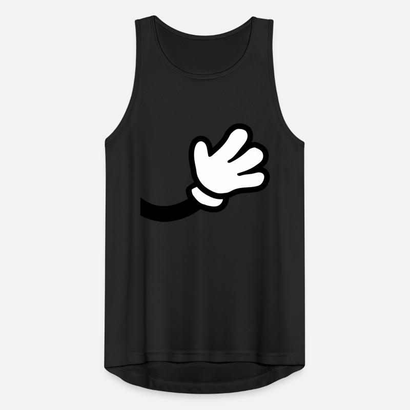 Waving Comic Hand Men's Breathable Tank Top