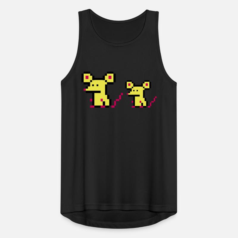 pixel mäuse 1 Männer Tank Top atmungsaktiv