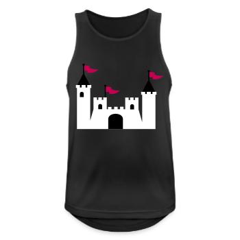 castle - Men's Breathable Tank Top - black - Front - Nick (188cm)