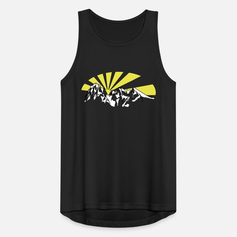 Langkofel - Saslonch - Sasso Lungo Männer Tank Top atmungsaktiv