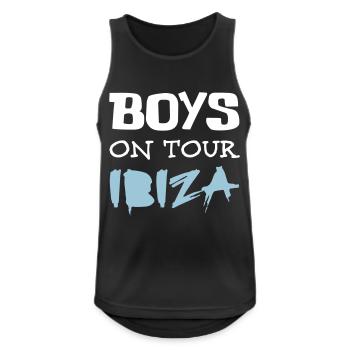 Ibiza - Débardeur respirant Homme - noir - Devant - Nick (188cm)