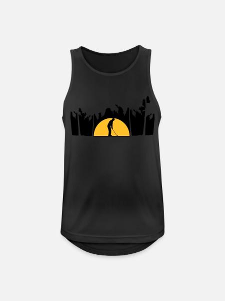 Vacation playing golf - Men's Breathable Tank Top - black
