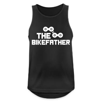 The bikefather - Débardeur respirant Homme - noir - Devant - Nick (188cm)