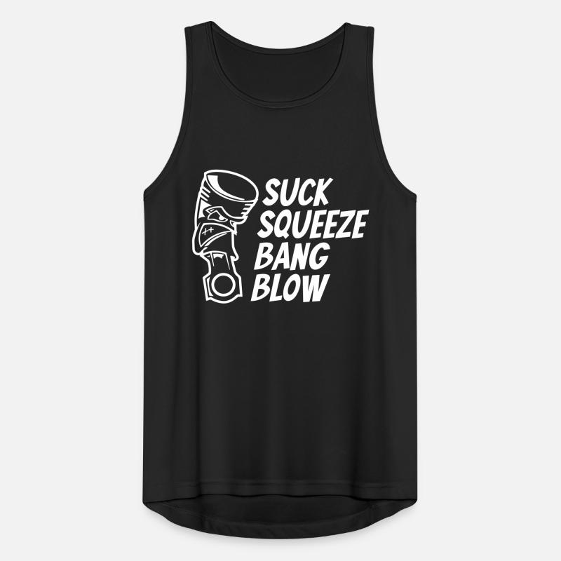 Mechanic Engine Piston Men's Breathable Tank Top