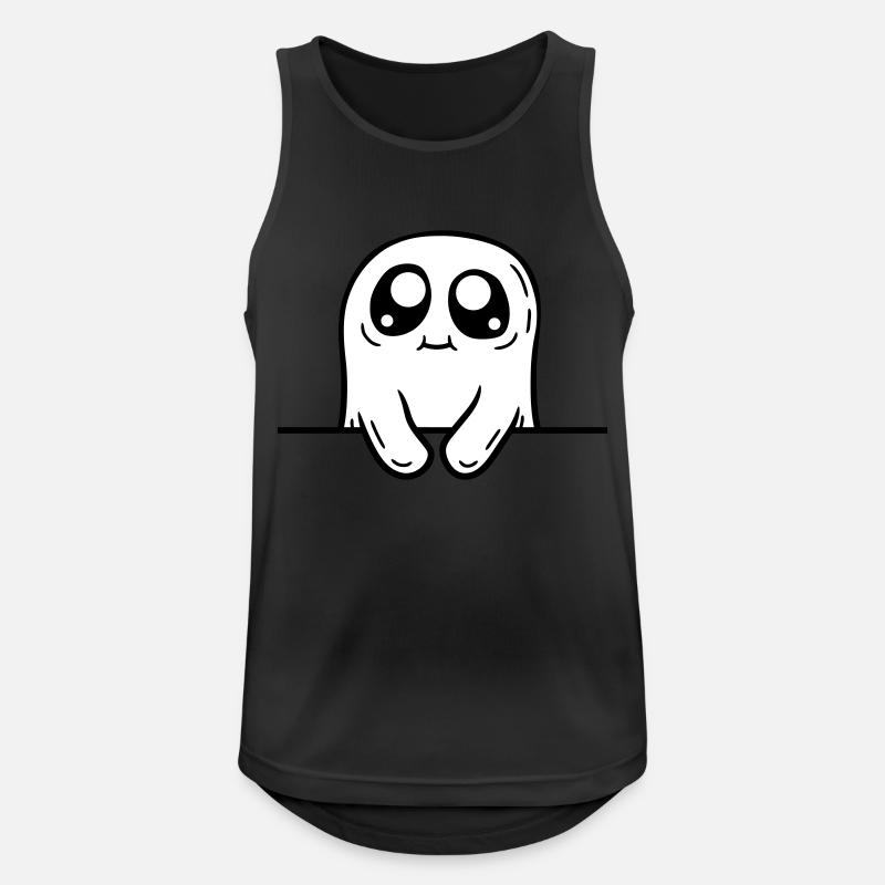 Süßer Geist hinter Mauer - Männer Tank Top atmungsaktiv - Schwarz