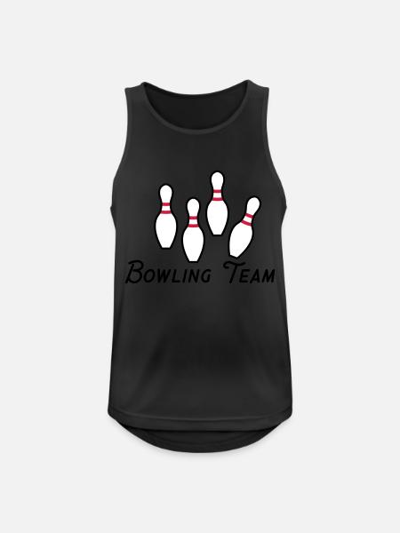 Équipe de bowling - Débardeur respirant Homme - noir
