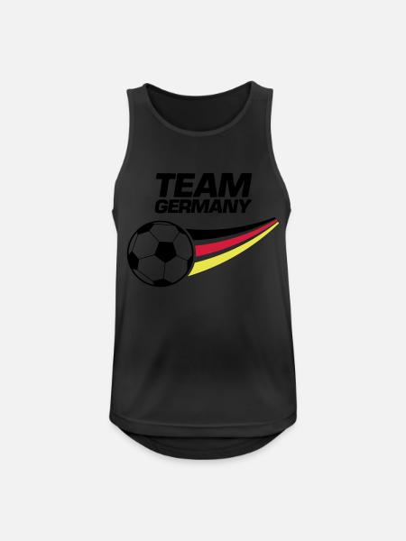 Team Germany Soccer - Men's Breathable Tank Top - black