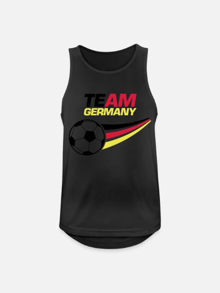 Team Germany Soccer - Men's Breathable Tank Top - black