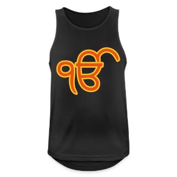 Ek Onkar - Men's Breathable Tank Top - black - Front - Nick (188cm)