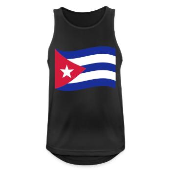 Cuba - Débardeur respirant Homme - noir - Devant - Nick (188cm)