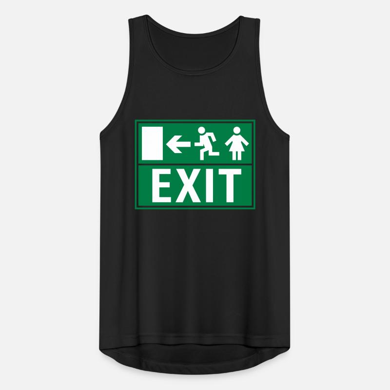 EXIT (FIRE EXIT) Débardeur respirant Homme