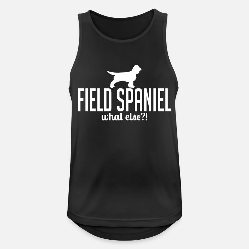 FIELD SPANIEL what else - Men's Breathable Tank Top - black
