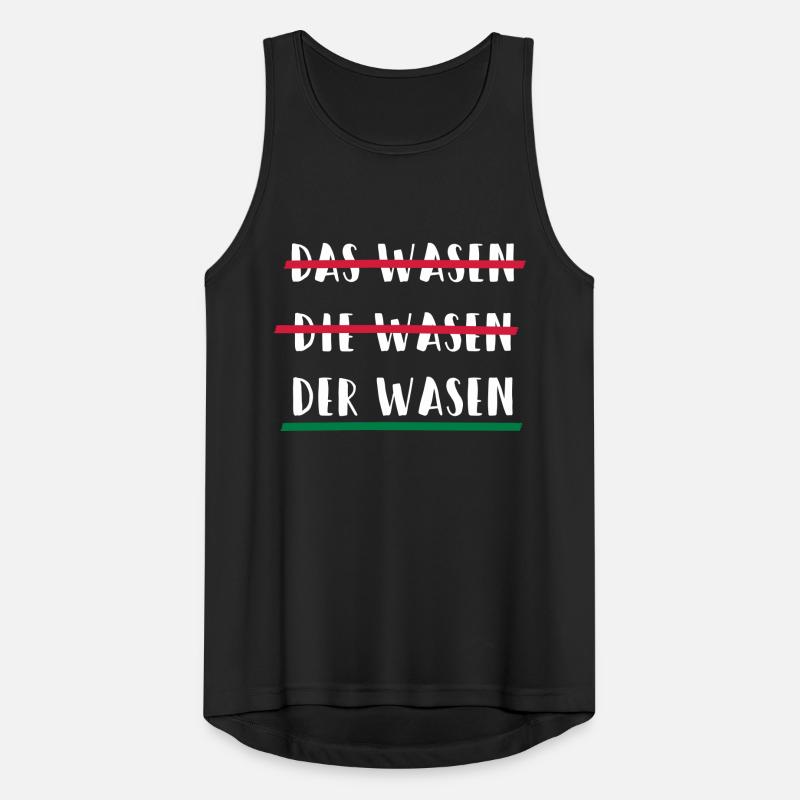 das die oder der Cannstatter Wasen Geschenk Männer Tank Top atmungsaktiv