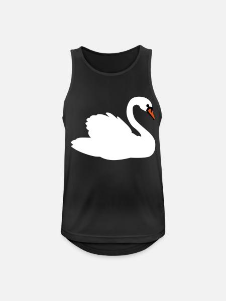 Cygne - Débardeur respirant Homme - noir