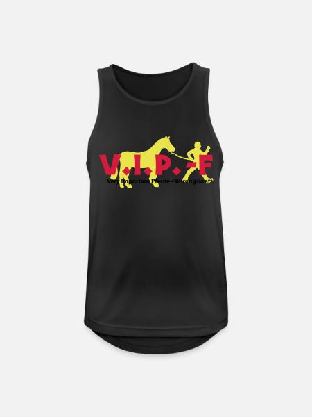 VIP-F - Männer Tank Top atmungsaktiv - Schwarz
