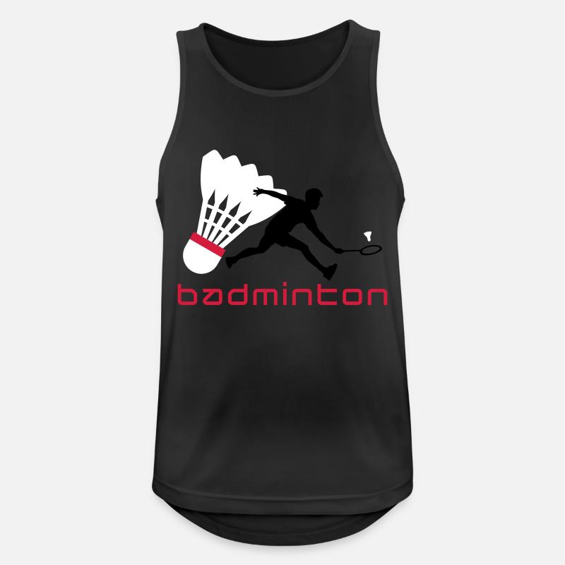 badminton_022011_t_3c - Men's Breathable Tank Top - black