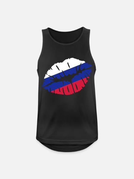 Russie - Débardeur respirant Homme - noir