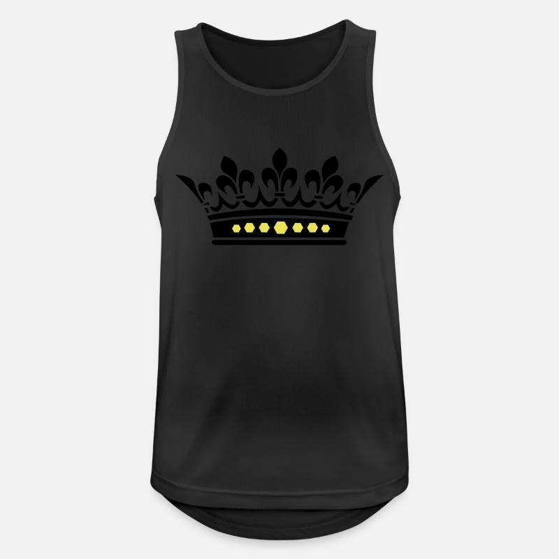 Krone - Herre tanktop åndbar - sort
