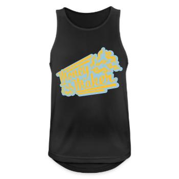 Money Maker Selfmade Dollar - Männer Tank Top atmungsaktiv - Schwarz - Vorne - Nick (188cm)