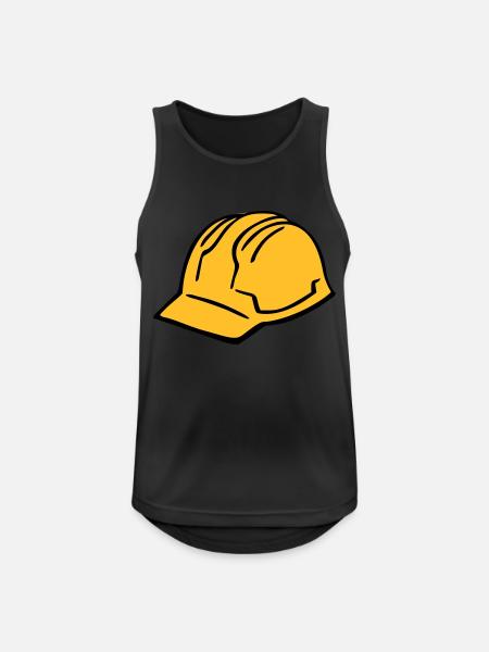 Hard hat - Men's Breathable Tank Top - black