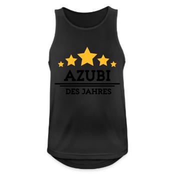 azubi des Jahres - Männer Tank Top atmungsaktiv - Schwarz - Vorne - Nick (188cm)