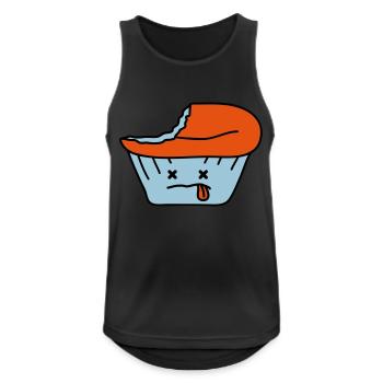 Dead Cupcake - Men's Breathable Tank Top - black - Front - Nick (188cm)