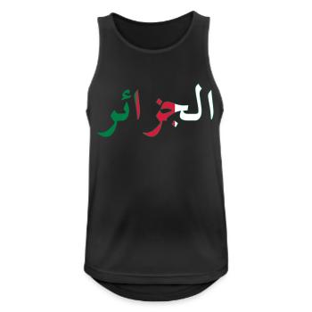 Algeria Algerie - Men's Breathable Tank Top - black - Front - Nick (188cm)