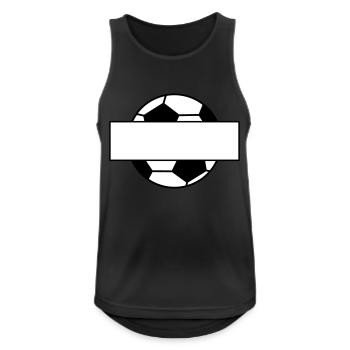 Football name tag - Men's Breathable Tank Top - black - Front - Nick (188cm)