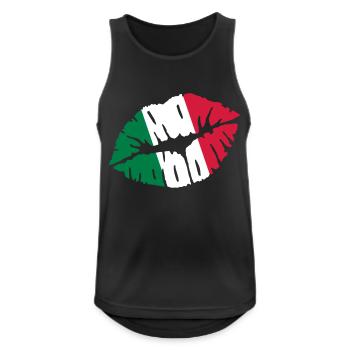 Italy - Men's Breathable Tank Top - black - Front - Nick (188cm)
