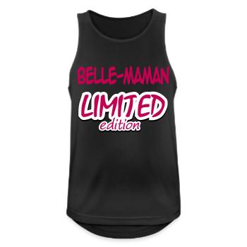 BELLE MAMAN LIMITIERTE AUFLAGE - Männer Tank Top atmungsaktiv - Schwarz - Vorne - Nick (188cm)