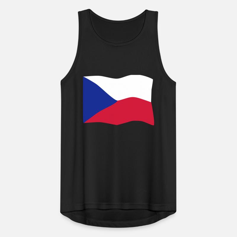 Drapeau de République Tchèque Débardeur respirant Homme