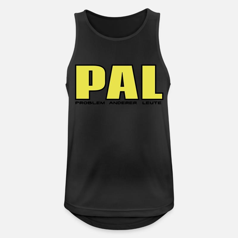 PAL - someone else's problem - Men's Breathable Tank Top - black