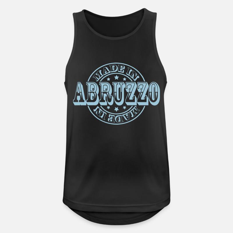 Made in Abruzzo m1k2 - Men's Breathable Tank Top - black