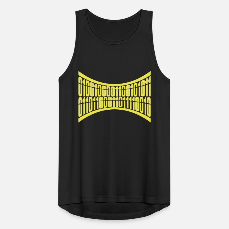 Binär Code Programm Sprache Männer Tank Top atmungsaktiv