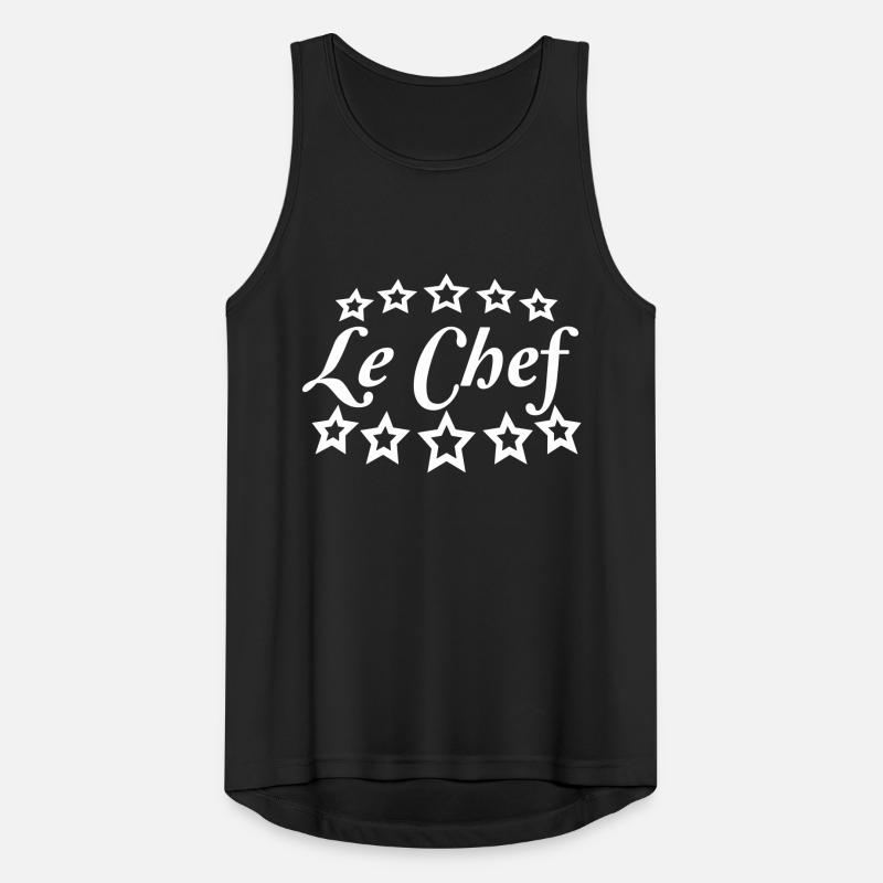 Chef Le Chef 5 Star Fun Kitchen Master Men's Breathable Tank Top