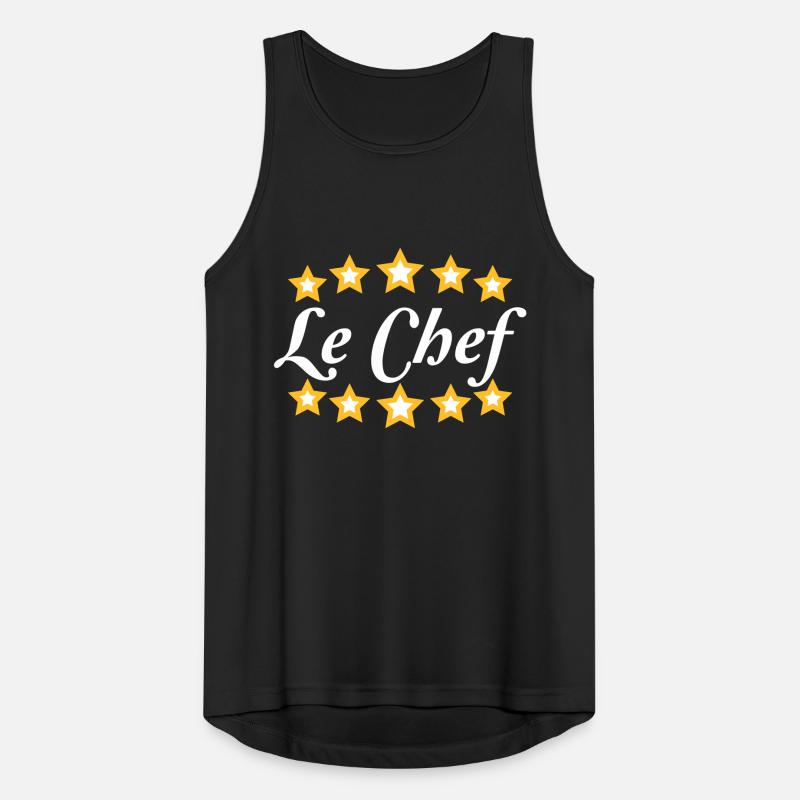 Le Chef 5 Star Chef Fun Kitchen Master Men's Breathable Tank Top