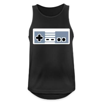 Controller - Men's Breathable Tank Top - black - Front - Nick (188cm)
