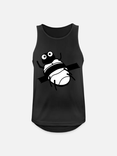 bug fixing kaefer feature tixo - Männer Tank Top atmungsaktiv - Schwarz