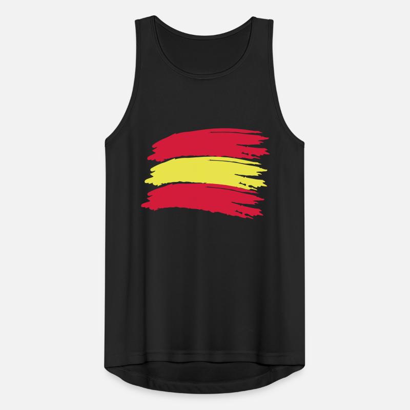 Flagge Spanien Männer Tank Top atmungsaktiv