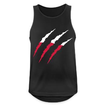 Claws Polska - Men's Breathable Tank Top - black - Front - Nick (188cm)