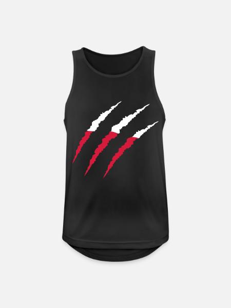 Claws Polska - Men's Breathable Tank Top - black