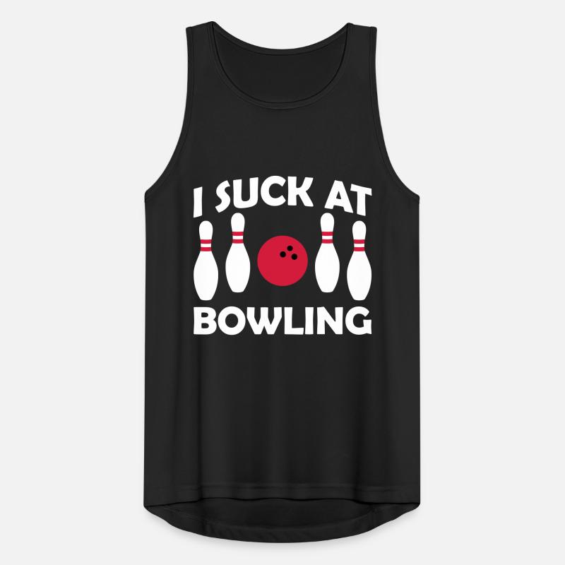 I suck at bowling Männer Tank Top atmungsaktiv