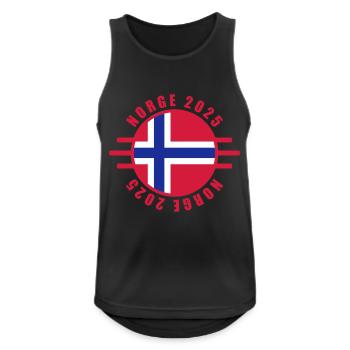 Norway 2025 Norway - Men's Breathable Tank Top - black - Front - Nick (188cm)