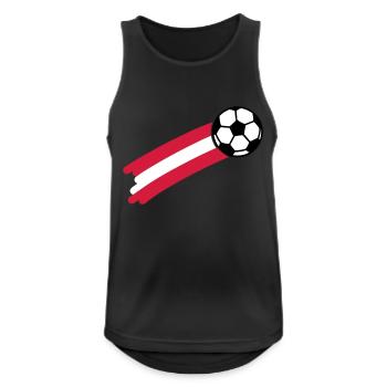 austria_flag - Débardeur respirant Homme - noir - Devant - Nick (188cm)