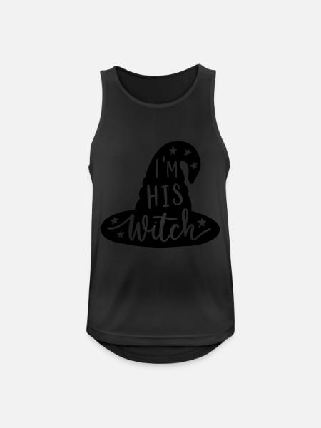 I'm his witch - Men's Breathable Tank Top - black