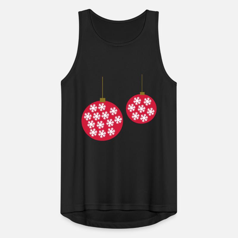 Weihnachtskugel Herre tanktop åndbar